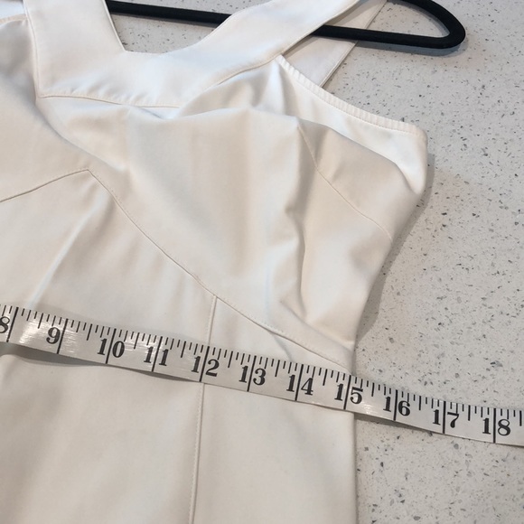 Veronica Beard sleeveless V-Neck scuba sheath dress - Picture 6 of 8